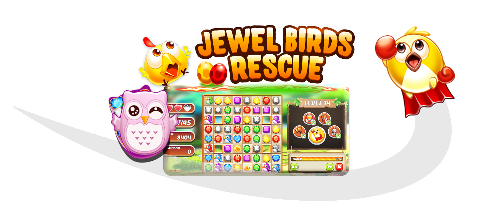 Jewel Birds Online Game Tournaments